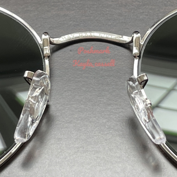 RayBan Round Metal Silver Flash Lenses RB3447 Silver Frame New - Picture 6 of 17